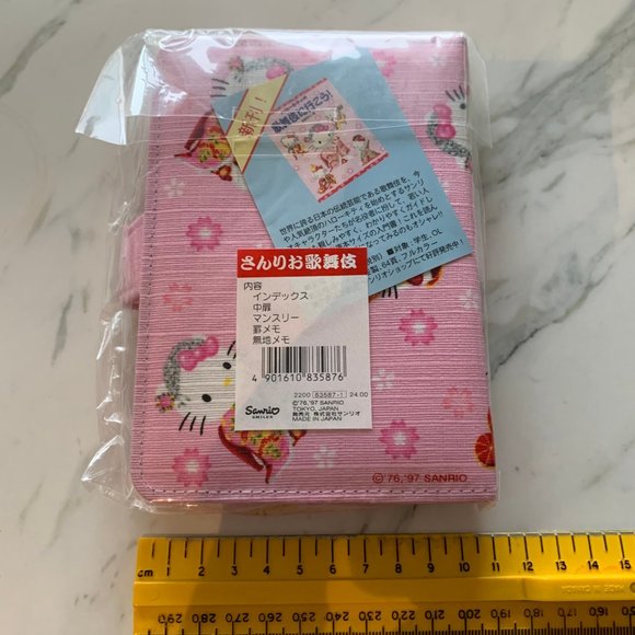 VINTAGE 1997 HELLO KITTY 6-RING NOTEBOOK DIARY JOURNAL BRAND NEW - Picture 2 of 12